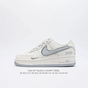 Nike Air Force 1 '07 Low Top Casual Sneakers White Leather