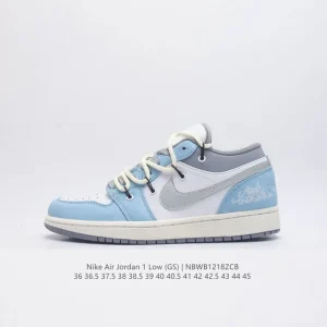 Jordan AJ1 Low Deconstructed Band Low Top Classic Retro Casual Sneakers