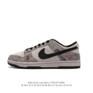 Nike Dunk Low Retro Louis Vuitton Collaboration Vintage Basketball Skateboarding Shoes