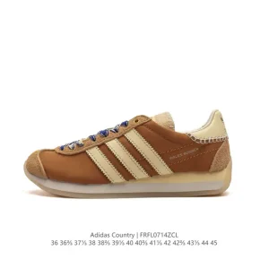 Adidas Country OG Leather Retro Running Shoes Vintage Style