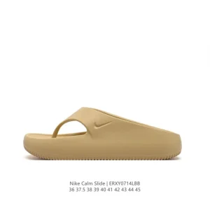 Nike Calm Slide Men's and Women's Fashion Thick Sole Slide Sandals