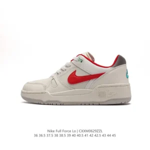 Nike Full Force Low Retro Leather Basketball Sneakers