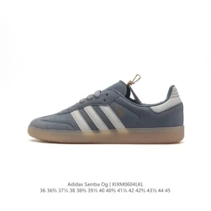 Adidas Samba OG Shoes Classic Leather Sneakers White Gum Sole