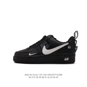 Nike Air Force 1 07 Low White Leather Casual Sneakers