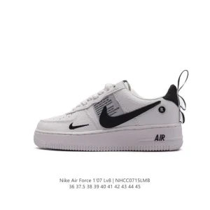 Nike Air Force 1 '07 Low White Leather Casual Sneakers