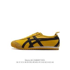 ASICS Onitsuka Tiger Mexico 66 Classic Leather Vintage Sneakers
