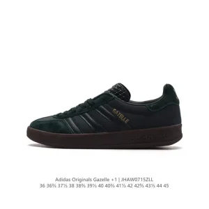 Adidas Originals Gazelle Indoor Retro Suede Sneakers with Gum Sole