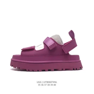 UGG Women's Sandals New Arrival Fashion Slip-On Sandals with Velcro Strap