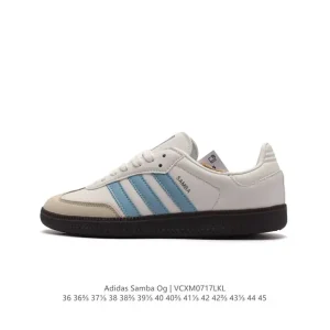Adidas Samba OG Classic Leather Sneakers T-Toe Gum Sole