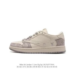 Jordan 1 Low OG SP Military Blue Reverse Swoosh LV Collab