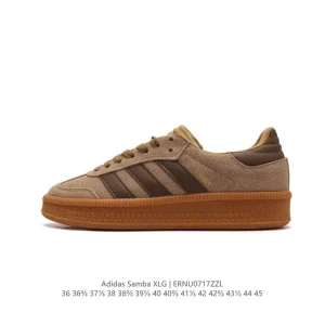 Adidas Samba Xlg Chunky Sole Retro Skate Shoes for Men and Women