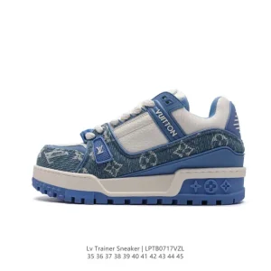 Louis Vuitton Trainer Sneaker Low Fashion Thick Sole Shoes