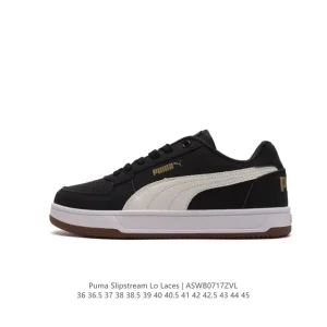 Puma Slipstream Laces Vintage Leather Sneakers for Men and Women
