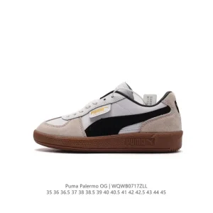PUMA Palermo OG Army Trainer Vintage Leather Low Top Shoes