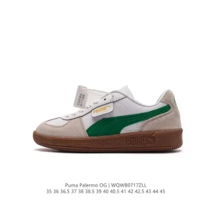 PUMA Palermo OG Army Trainer Vintage Leather Low Cut Sneakers