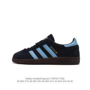Adidas Handball Spezial Low Top Leather Sneakers Classic Three Stripes