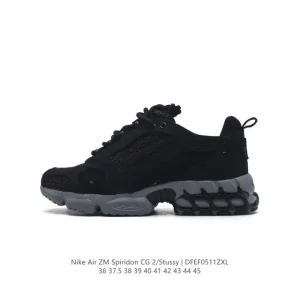 Stussy x Nike Air Zoom Spiridon Caged 2 Vintage Running Shoe