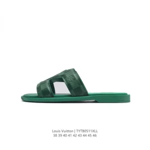 Louis Vuitton Waterfront Monogram Men's Slide Sandals