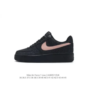 Nike Air Force 1 '07 Low White Leather Casual Sneakers for Men and Women