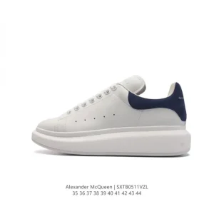 Alexander McQueen Oversized Sneaker White Leather Flash Sole