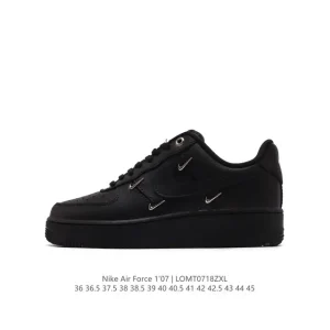 Nike Air Force 1 '07 Low White Leather Casual Sneakers for Men and Women