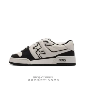 Fendi Men's and Women's Retro Platform Sneakers 2024 New Year Collection