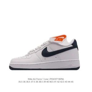 Nike Air Force 1 '07 Low White Leather Sneakers for Men and Women