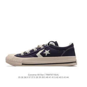 Converse One Star Platform Low Top White Canvas Sneakers