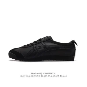 ASICS Onitsuka Tiger Mexico 66 Classic Leather Sneakers for Men and Women