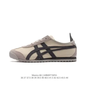 ASICS Onitsuka Tiger Mexico 66 Classic Vintage Leather Sneakers