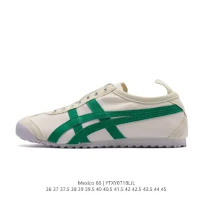 ASICS Onitsuka Tiger Mexico 66 Classic Vintage Canvas Sneakers for Men and Women
