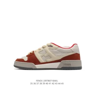 Fendi 2024 Spring Festival Retro Platform Sneakers for Men and Women
