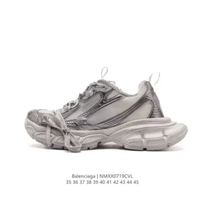 Balenciaga 3XL Sneaker Vintage Style Eco Leather Mesh Shoes