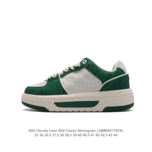 MLB Chunky Liner Mid Retro Streetwear Sneakers for Youth