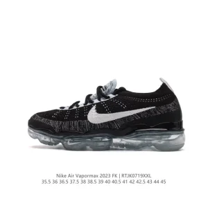 Nike Air Vapormax 2023 Flyknit Running Shoes with Full-Length Air Cushioning