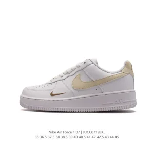 Nike Air Force 1 '07 Low White Leather Casual Sneakers