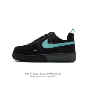 Nike Air Force 1 React QS Low Top Casual Sneakers for Men