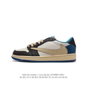 Nike Air Jordan 1 Low OG SP Military Blue Reverse Swoosh