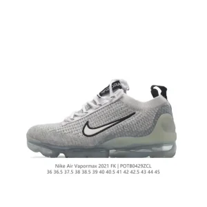 Nike Air Vapormax 2021 Fk Flyknit Running Shoes with Full-Length Air Cushioning
