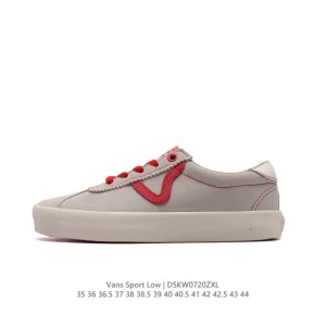 Vans Sport Old Skool Low Top Skate Shoes with Suede and Vintage Finish