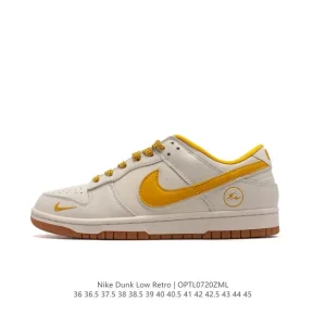 Nike SB Dunk Low Pro Vintage Leather Skateboarding Shoes for Men and Women