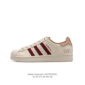 Adidas Superstar Classic Shell Toe Leather Sneakers for Women