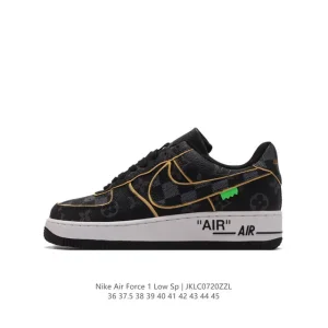 Off-White x Nike Air Force 1 '07 Low Light Green Spark