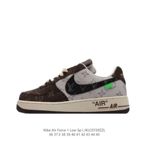 Off-White x Nike Air Force 1 '07 Low Light Green Spark Brooklyn Museum Edition