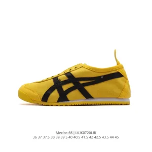 ASICS Onitsuka Tiger Mexico 66 Classic Vintage Canvas Sneakers for Men and Women