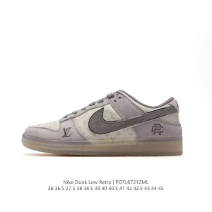 Nike Dunk Low Retro Louis Vuitton Collaboration Vintage Basketball Skateboarding Shoes