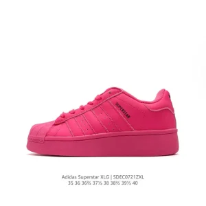 Adidas Superstar XLG Low Top Thick Sole Shell Toe Sneakers