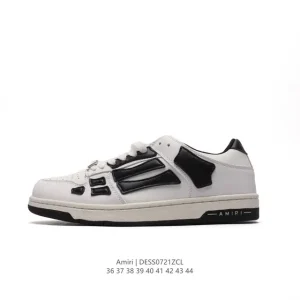 Amiri Skel Low Top Sneakers Bone Shoes for Men and Women