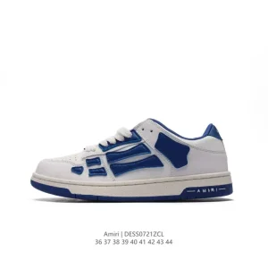 Amiri Skel Low Top Sneakers Bone Shoes for Men and Women