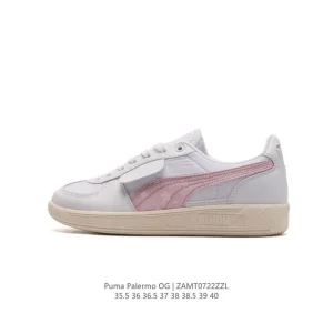 Puma Palermo OG Army Trainer Low-Top Women's Sneakers Vintage Leather